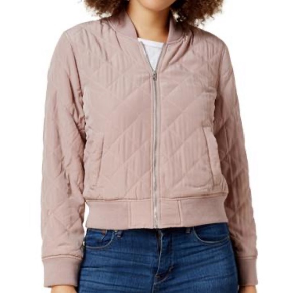 Lucky Brand taupe bomber jacket - Picture 2 of 7